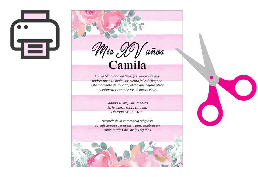 Como hacer Invitaciones de xv años